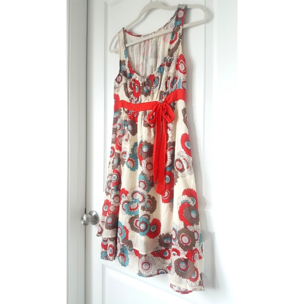 Forever Vintage Floral Sleeveless Dress Size S